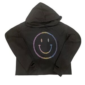 FIREHOUSE Kids Black Hoodie with Smiley